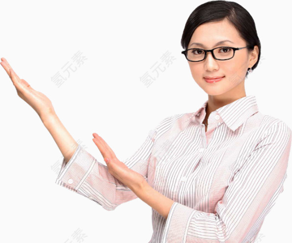 展示的女性