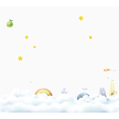 矢量白云素材