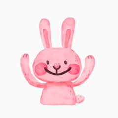 手绘小兔子