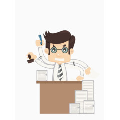 商业人士工作狂