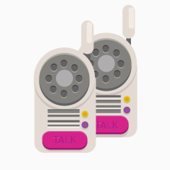 矢量卡通移动通话机