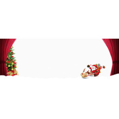 赶着麋鹿的圣诞老人海报