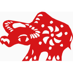 十二生肖剪纸素材