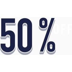 蓝色50%