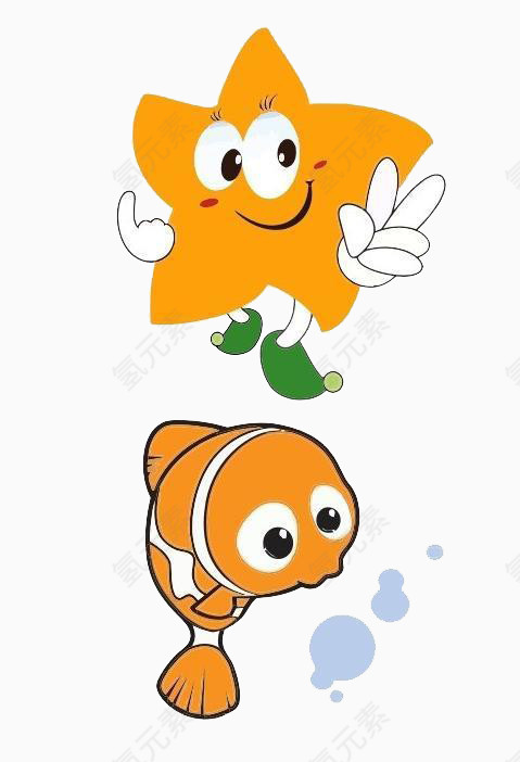 卡通五角星形象设计