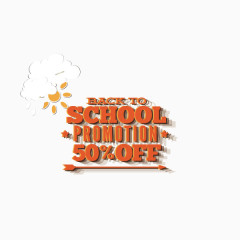 back school 回学校 开学季 字体 海报banner字体