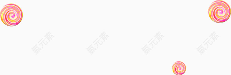 漂浮可爱卷卷棒棒糖