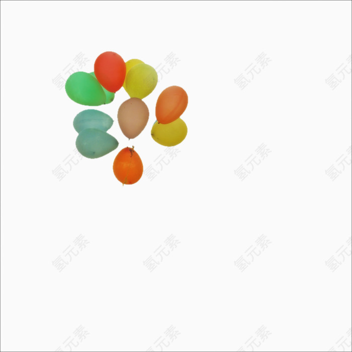 彩色的气球免抠素材