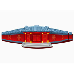 春节宫殿元素