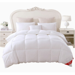 高档白色棉被