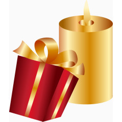 礼盒蜡烛图案