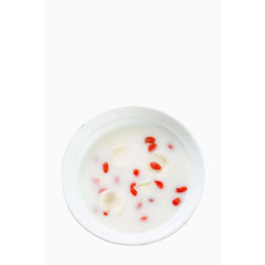 山药百合牛奶粥