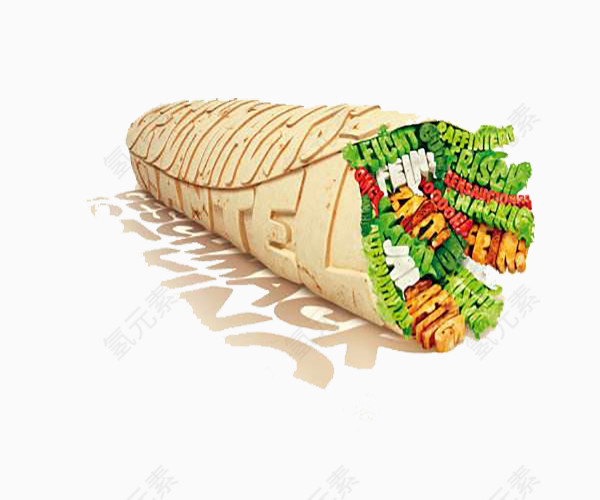 字母肉卷