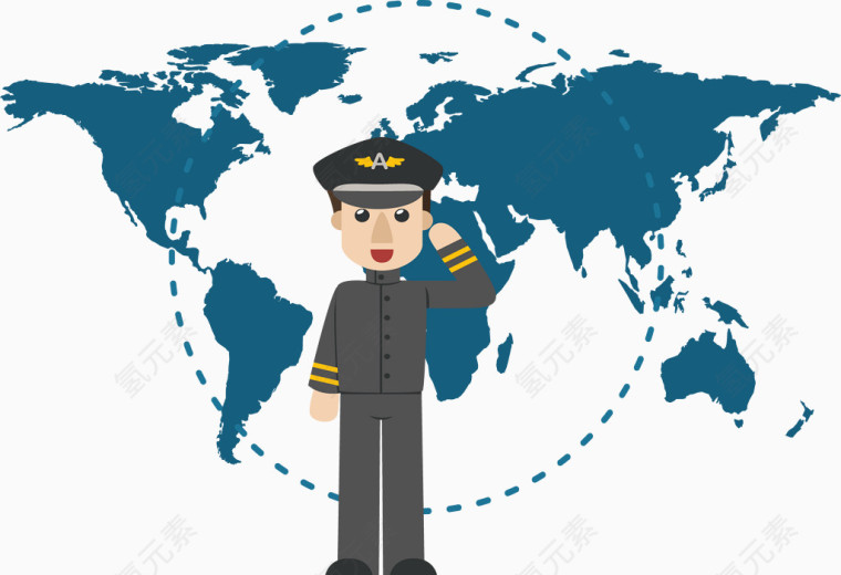 飞行航班介绍图.