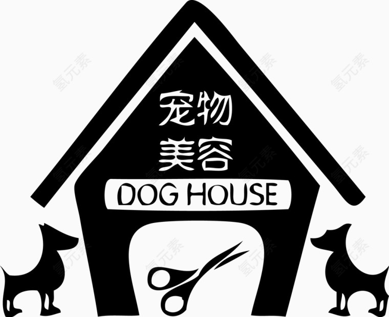 卡通狗宠物美容DOG