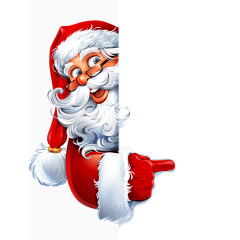 矢量圣诞老人广告