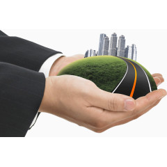 手中的城市公路