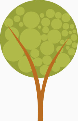 树，树木，淘宝素材，绿色，卡通树