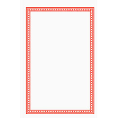 红色如意新年边框