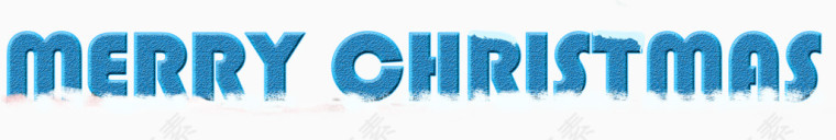 圣诞节英文艺术字