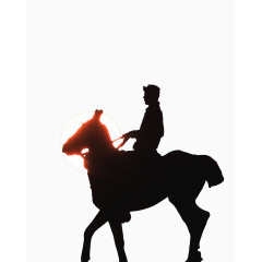 骑在马上的军人