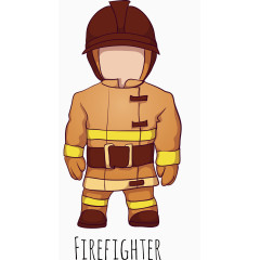 消防员矢量图