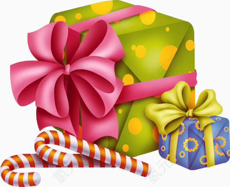 卡通圣诞礼物