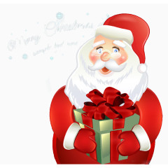 圣诞老人送礼免费PNG素材