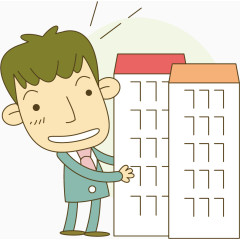 矢量卡通商务人物