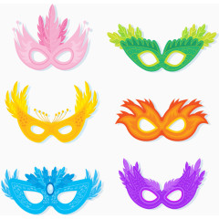 彩色梦幻装饰眼罩