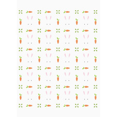 胡萝卜兔子背景图