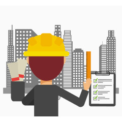 卡通建筑工人图片