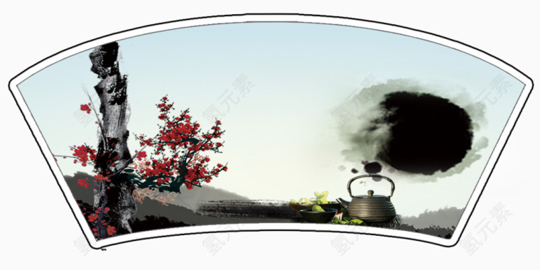 扇子造型