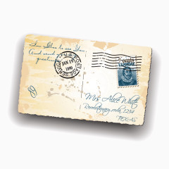 矢量纸质录取通知书