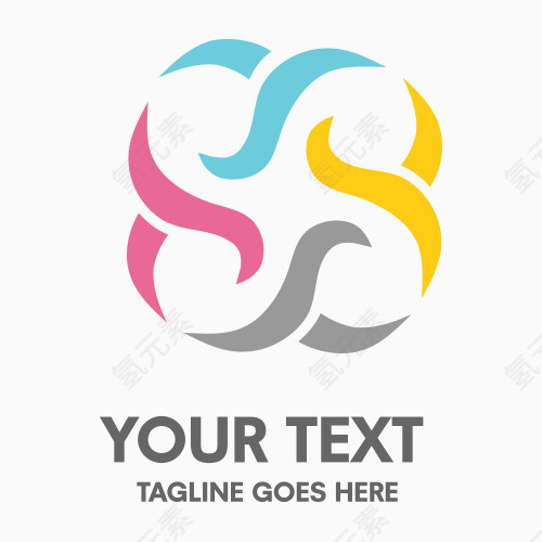 多边形企业LOGO矢量图