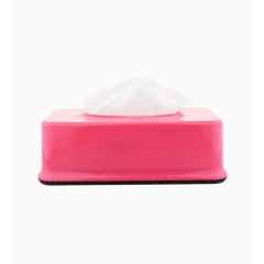 简单粉色纸巾盒