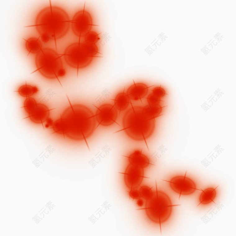 红色十字光