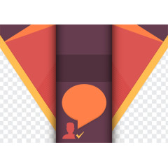 矢量创意画册单页设计素材