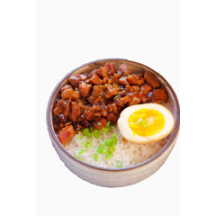 花菇肉丁盖浇饭