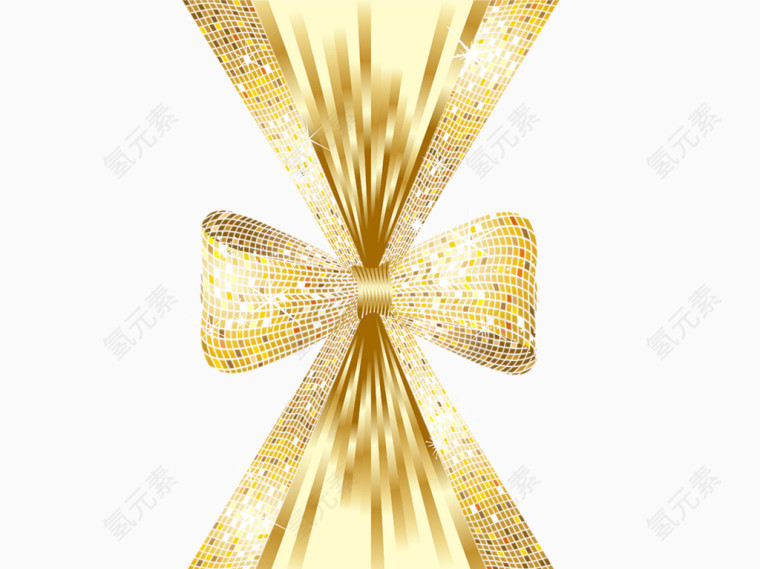 金色蝴蝶结