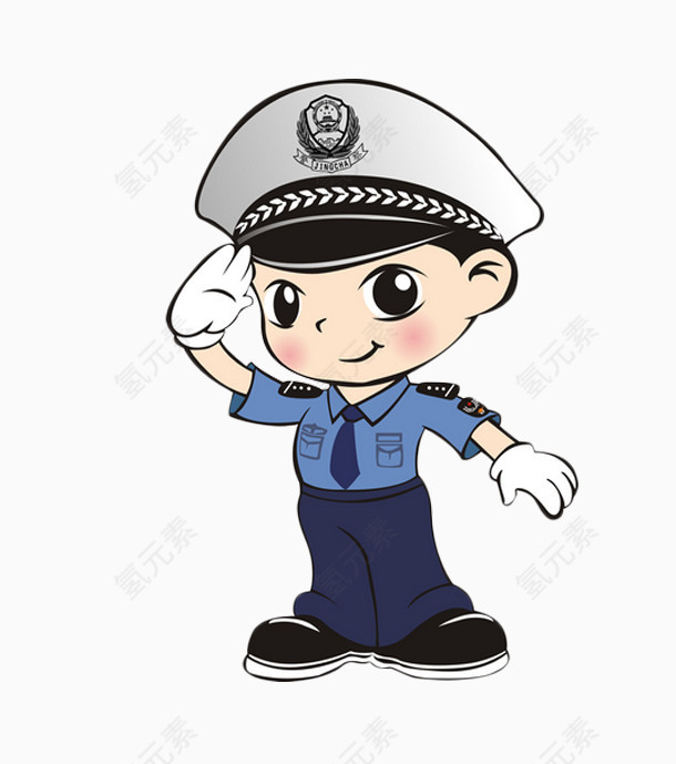 免抠素材警察图片