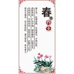 春节养生海报PNG矢量元素