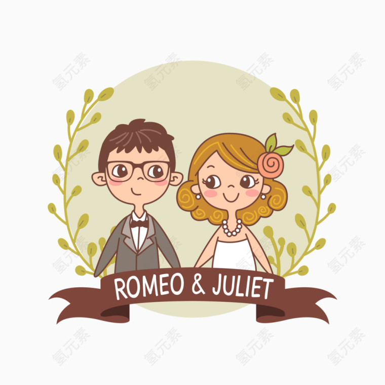 婚礼插画