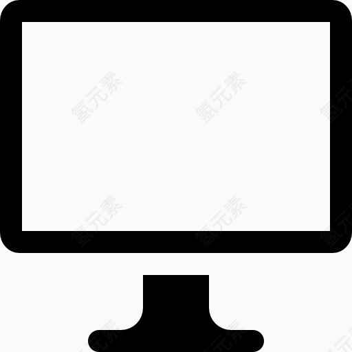 简笔画电脑图标