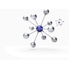 立体创意商务线性不锈钢珠子