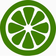 绿色的柠檬片