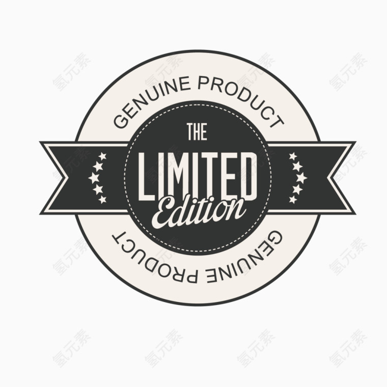 创意黑白标签设计