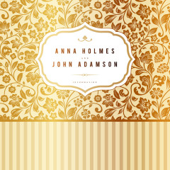 金色华丽花纹矢量素材