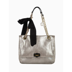 银色单肩包