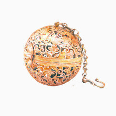 铃铛逼真手绘画素材图片